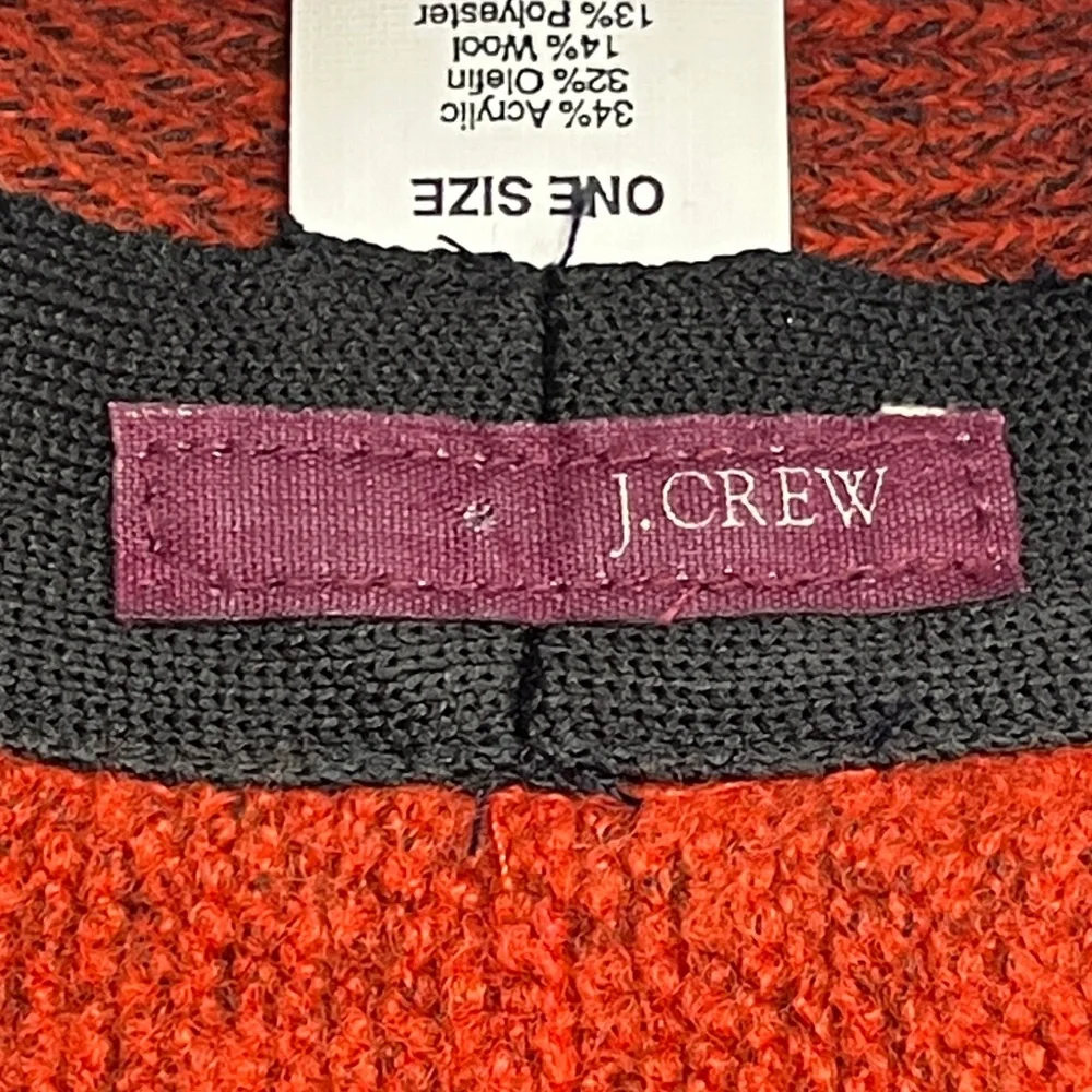 J. Crew Burnt Orange Wool-Blend Bucket Hat